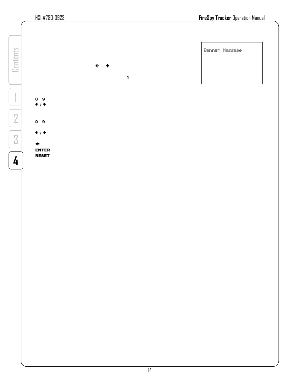 Co nt en ts | Harrington Signal Tracker T8000 - Operation Manual User Manual | Page 18 / 26