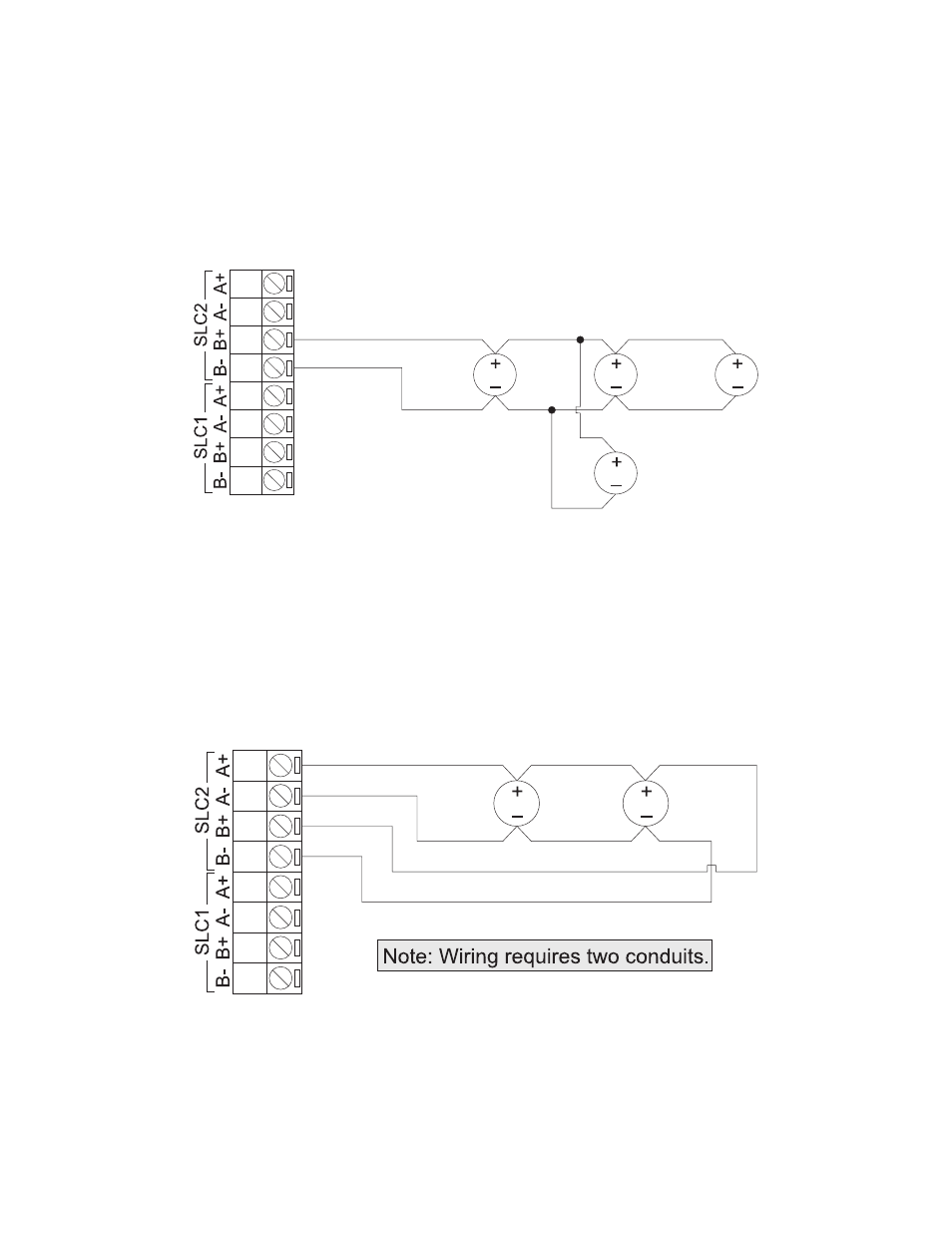 Addressable circuit connections, Figure 6: class b wiring figure 7: class a circuit | Harrington Signal HS-3200 - Install Manual User Manual | Page 23 / 32