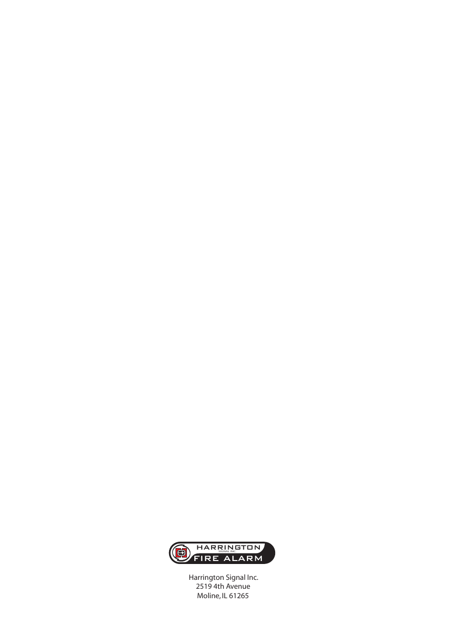 Fire alarm | Harrington Signal HS-3200 - Operation Manual User Manual | Page 20 / 20