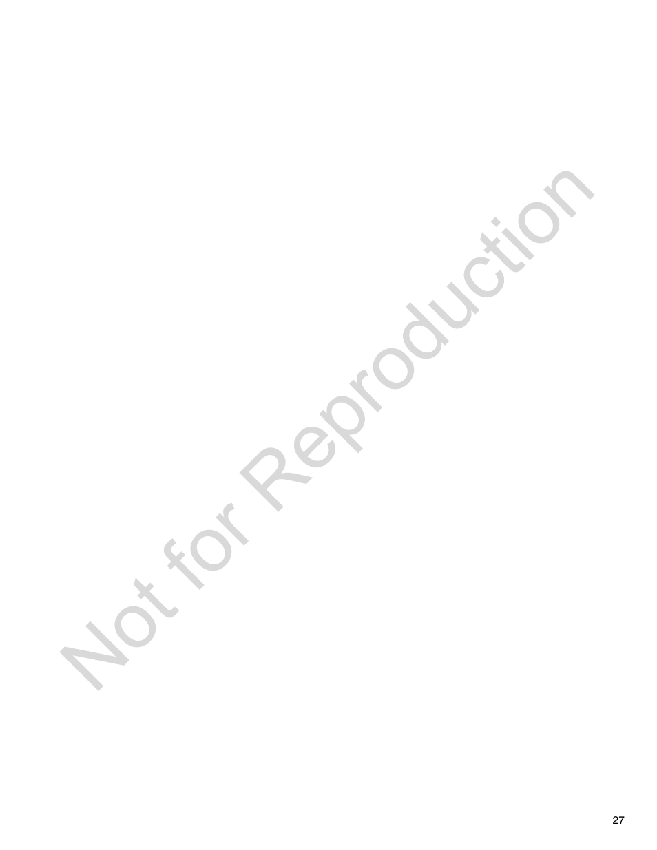 Not for reproduction | Briggs & Stratton 277110TRI User Manual | Page 27 / 28