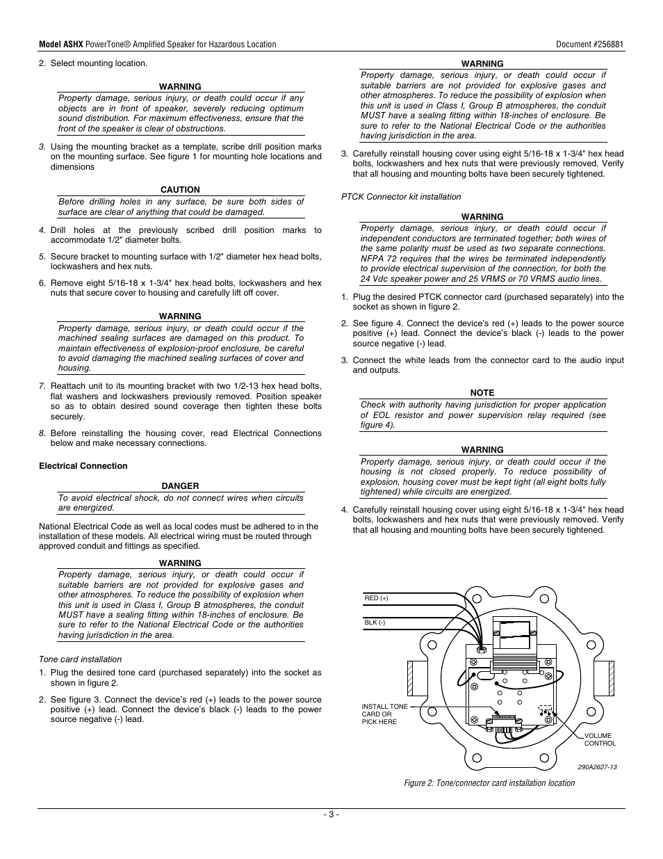 Harrington Signal ASHX-24SMR User Manual | Page 3 / 5