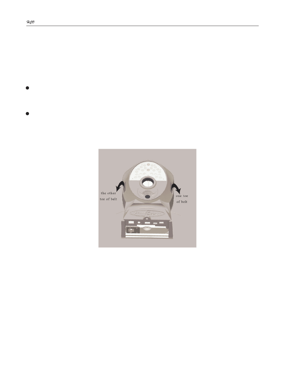 Mounting camera | HCO SG550 User Manual | Page 26 / 28