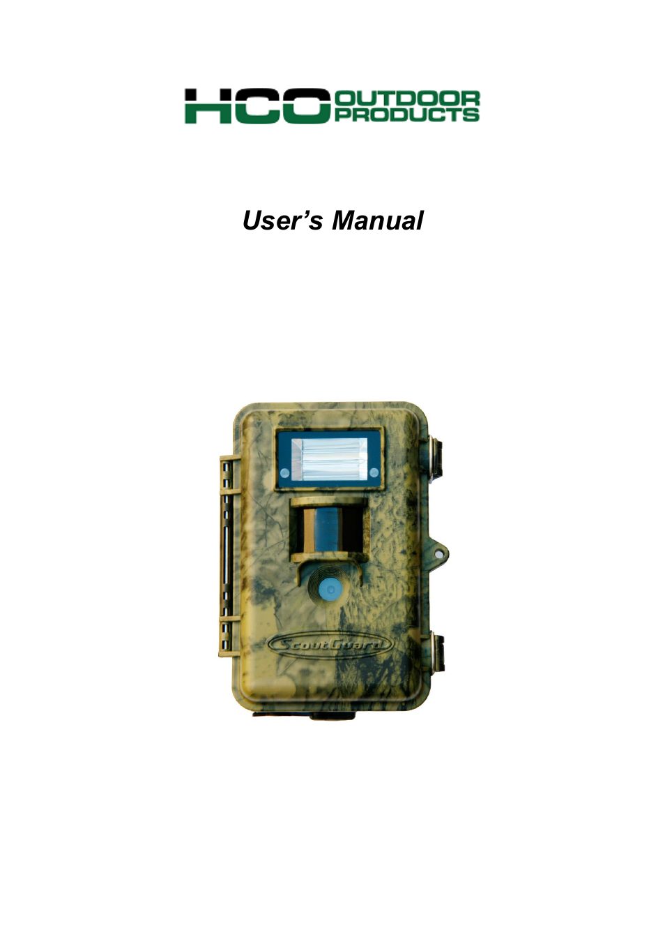 HCO SG565FV User Manual | 18 pages