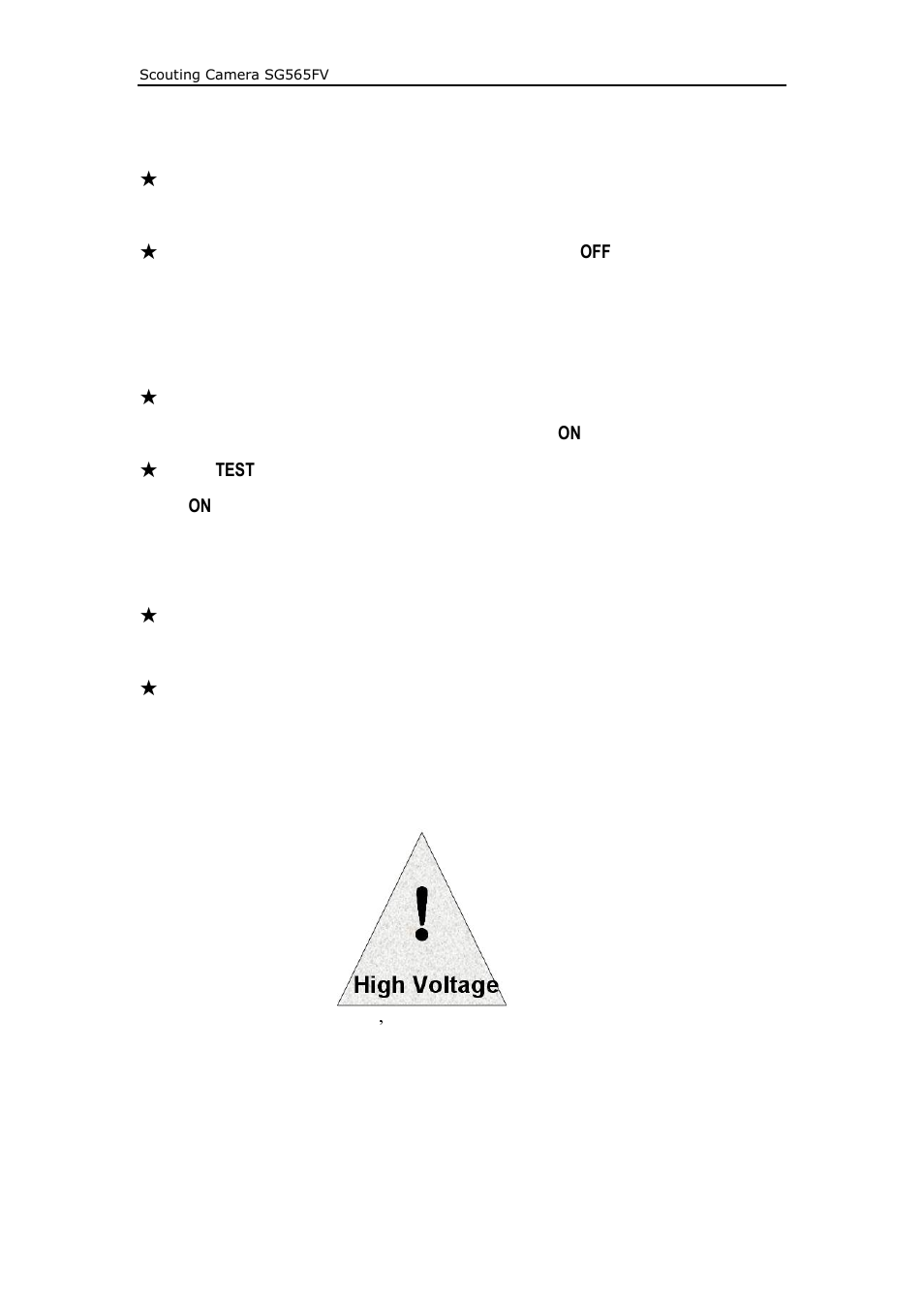 2 cautions | HCO SG565FV User Manual | Page 6 / 18