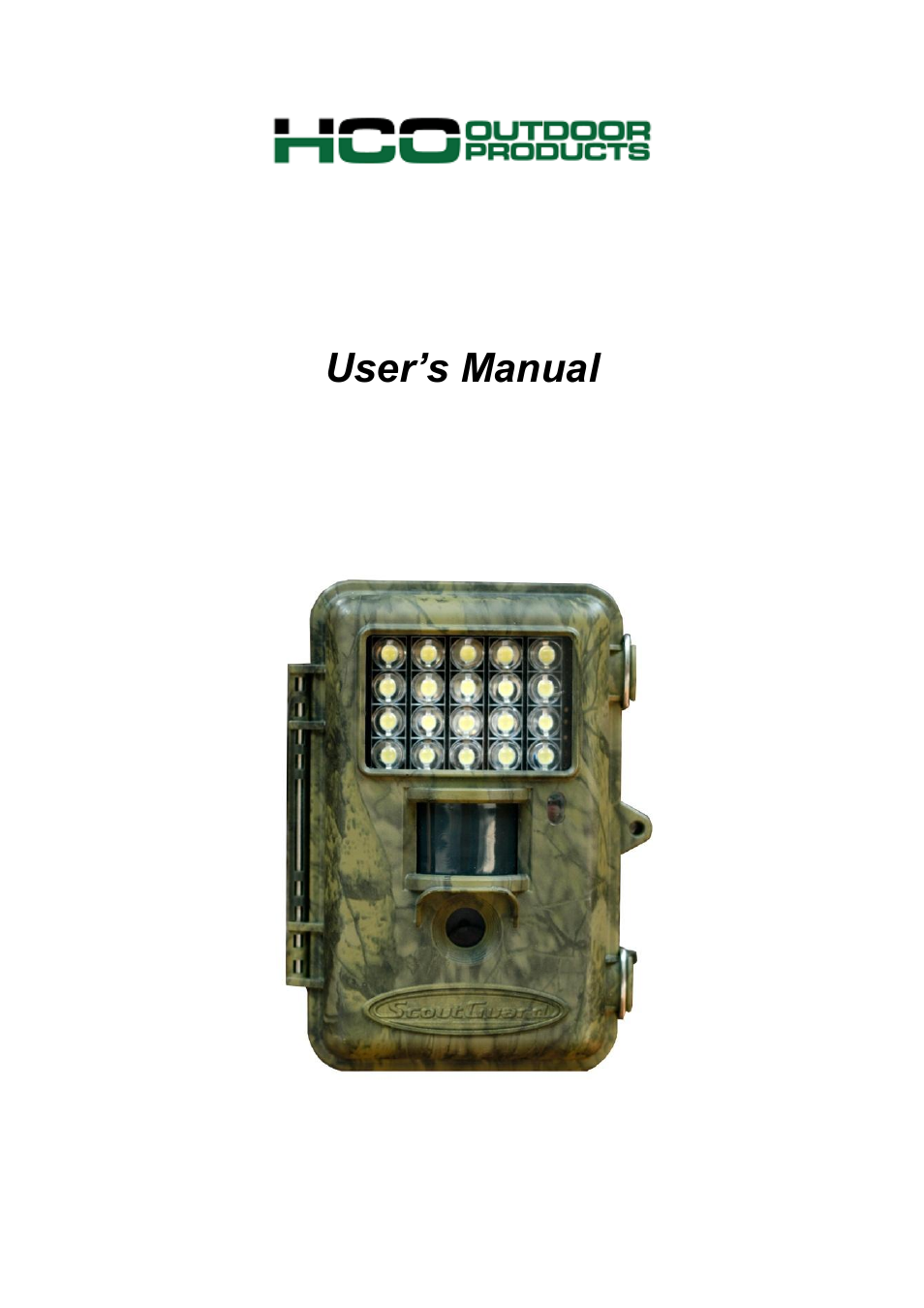HCO SG560C User Manual | 26 pages