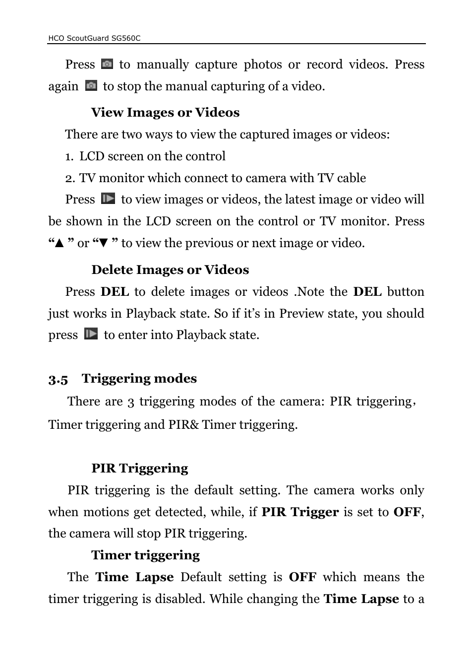 HCO SG560C User Manual | Page 12 / 26