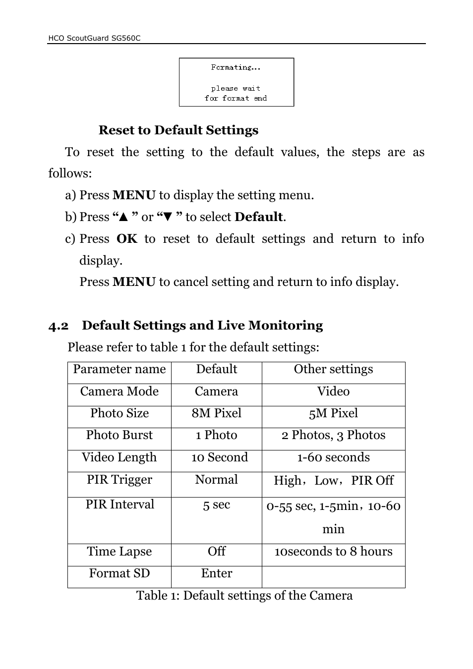 HCO SG560C User Manual | Page 20 / 26