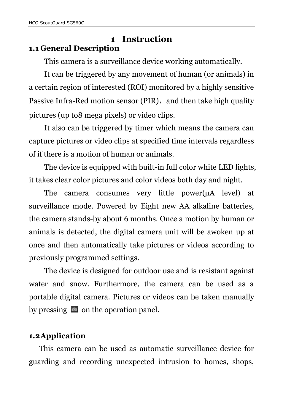 1 instruction | HCO SG560C User Manual | Page 4 / 26