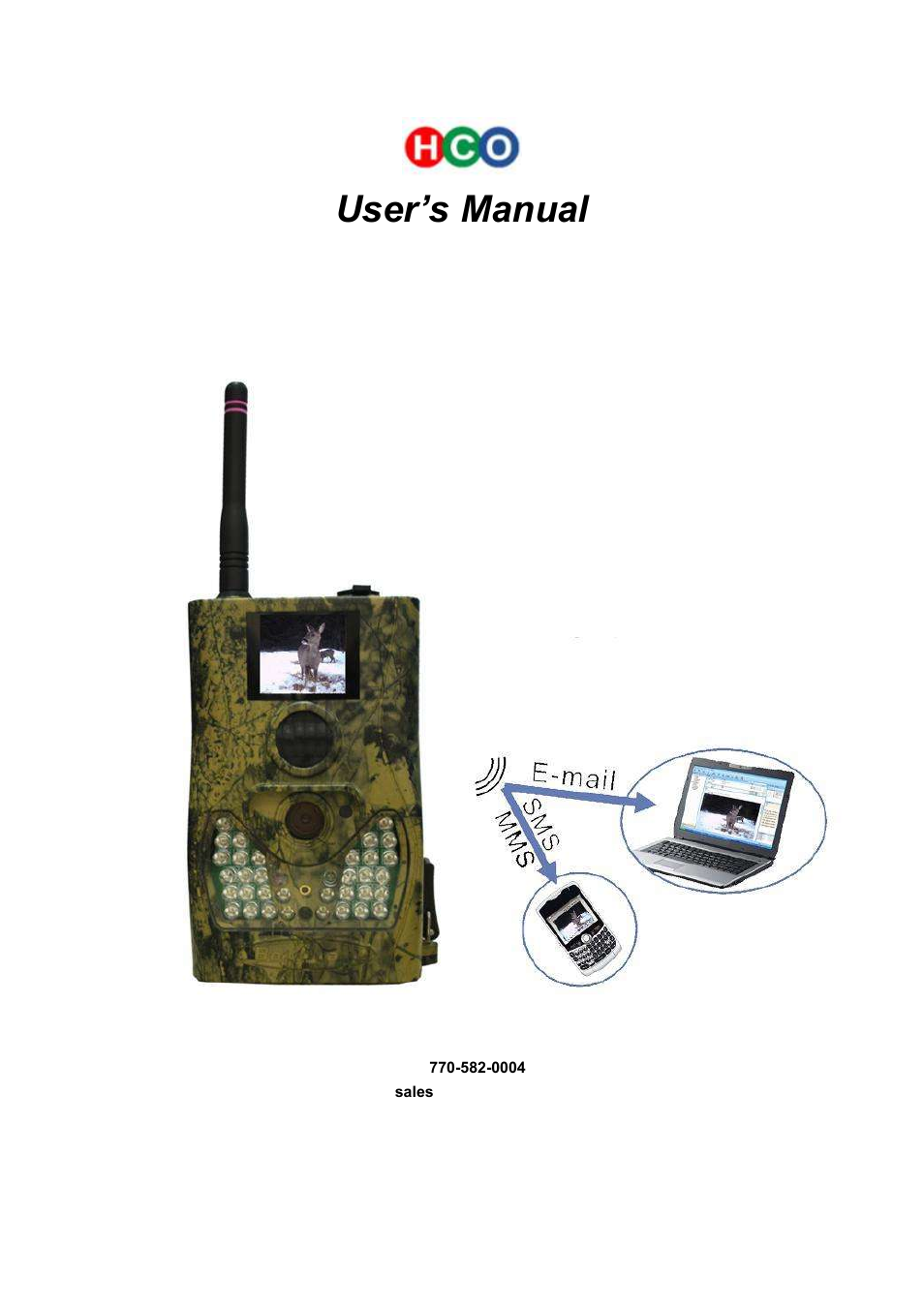 HCO SG580M Manual User Manual | 21 pages