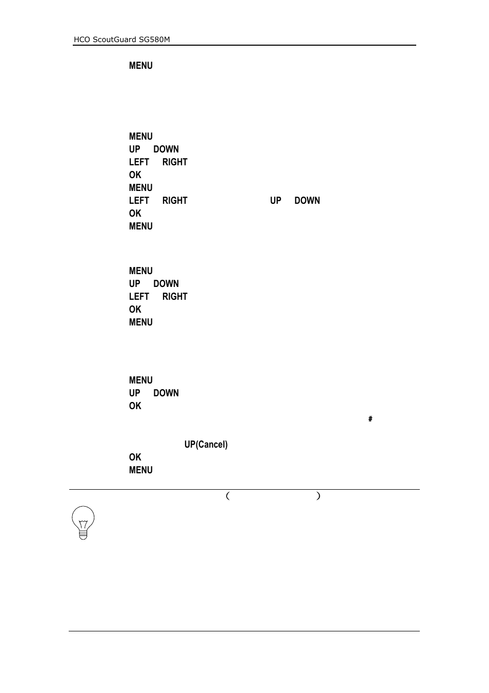 HCO SG580M Manual User Manual | Page 16 / 21