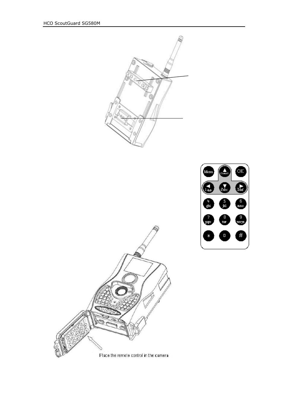 3 remote control | HCO SG580M Manual User Manual | Page 5 / 21
