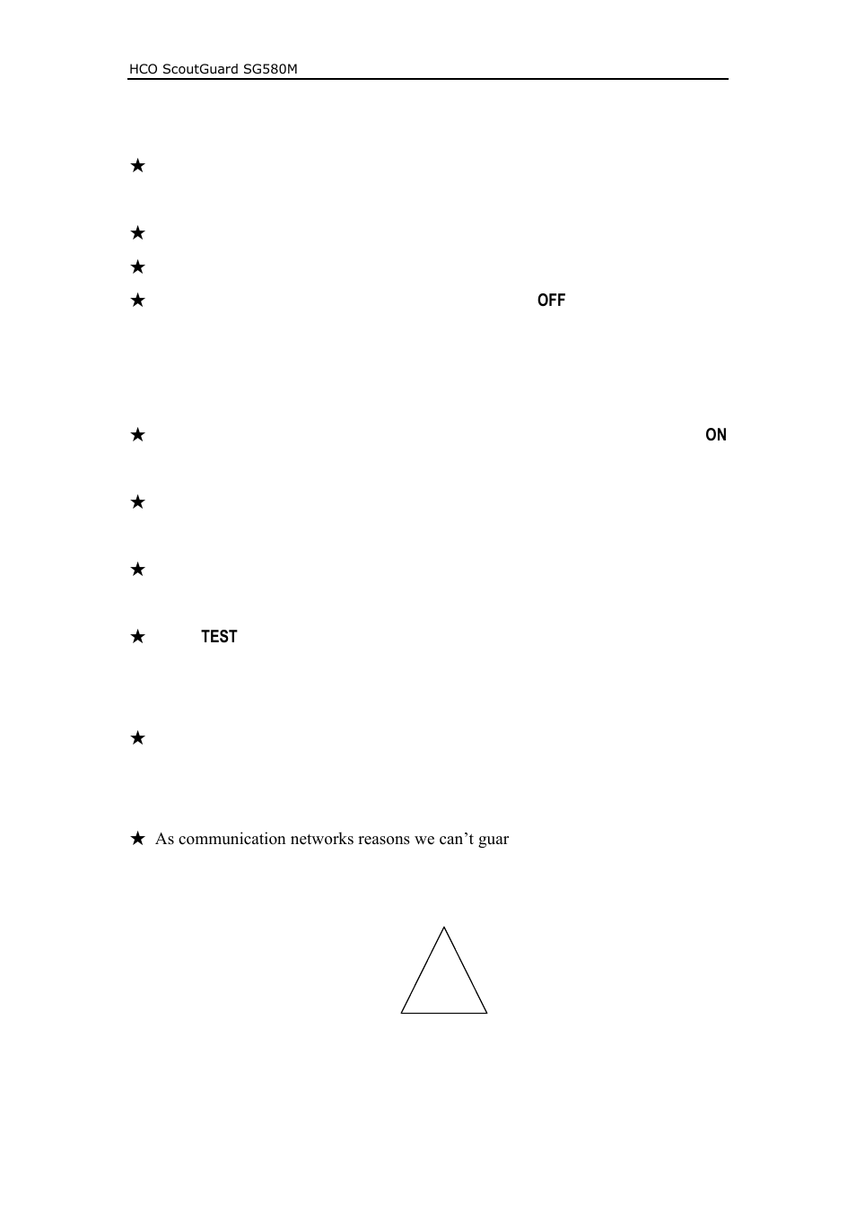 2 cautions | HCO SG580M Manual User Manual | Page 8 / 21