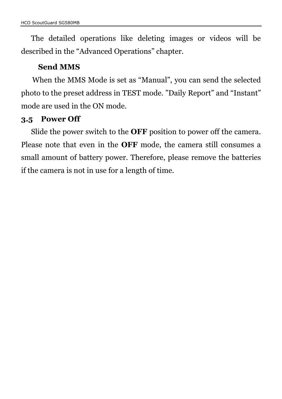 HCO SG580MB Manual User Manual | Page 13 / 38