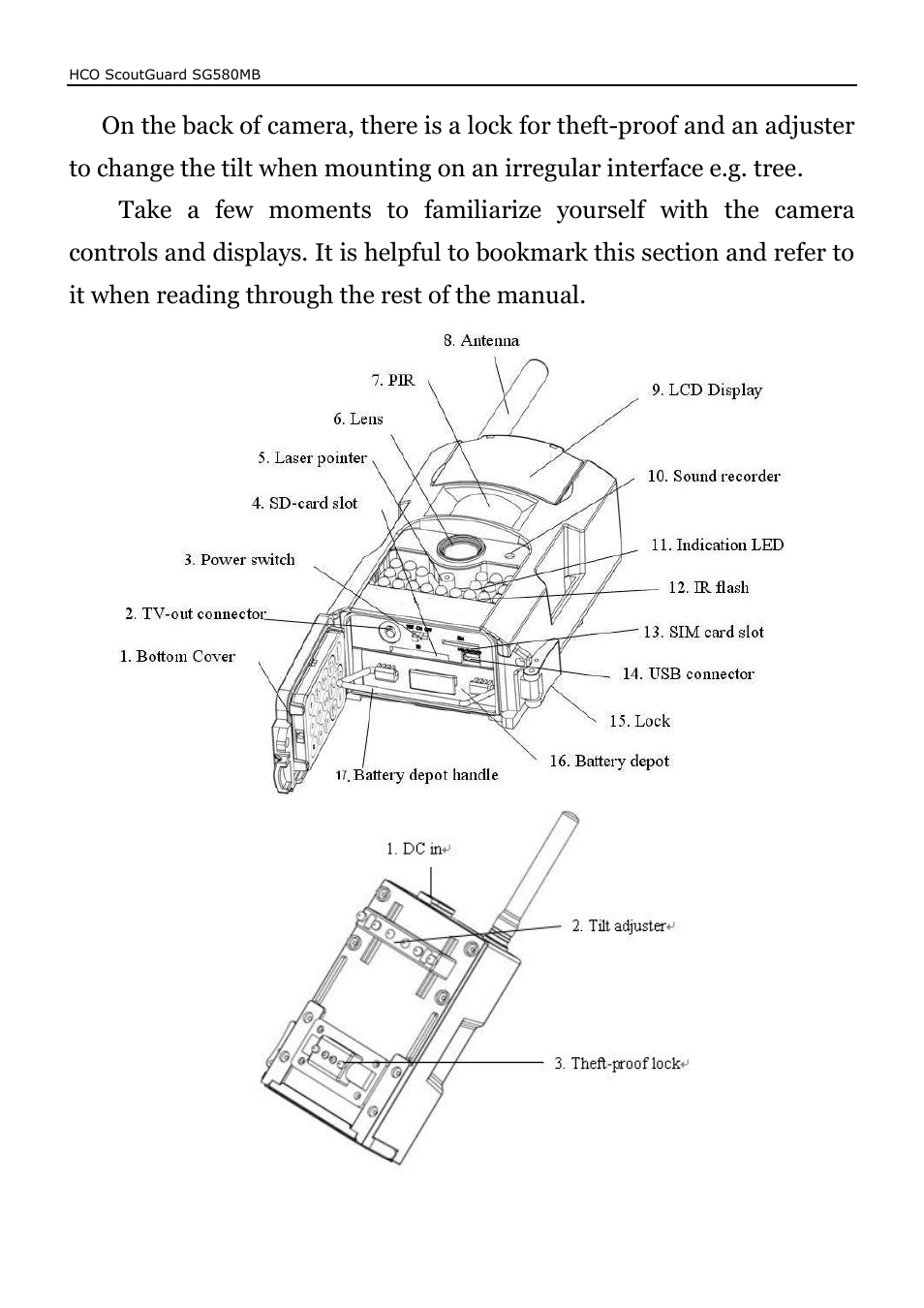 HCO SG580MB Manual User Manual | Page 5 / 38