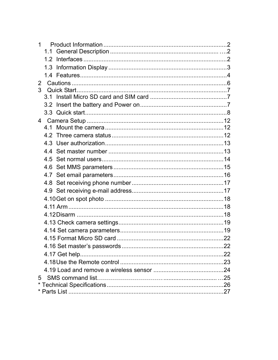 HCO BG30L Manual User Manual | Page 2 / 32