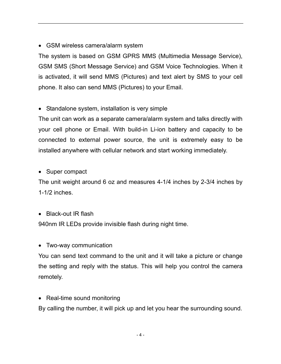 HCO BG30L Manual User Manual | Page 6 / 32