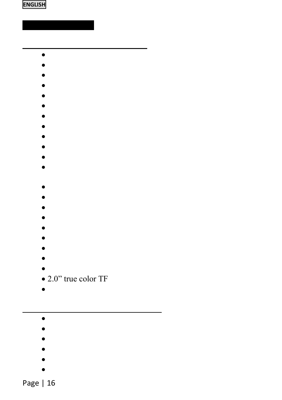 HCO VH250B User Manual | Page 19 / 65