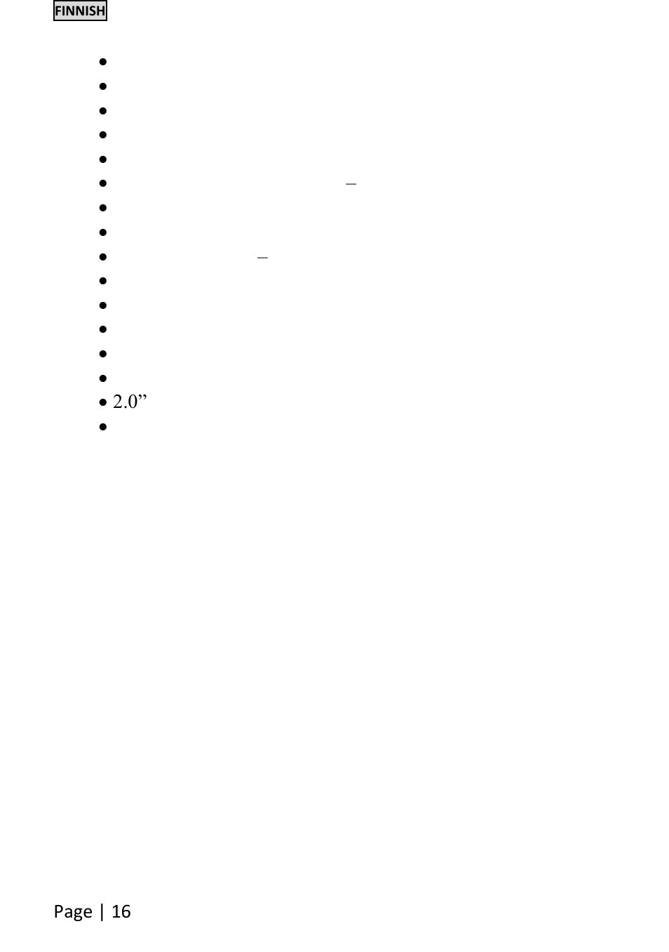HCO VH250B User Manual | Page 41 / 65