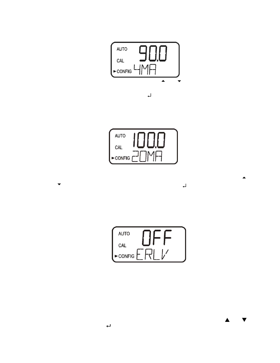 2 setting the 20 ma level, 3 setting the error level, 3 configuring the rs–485 port | 1 setting the baud rate | HF scientific AccUView UV %Transmission Monitor User Manual | Page 21 / 39