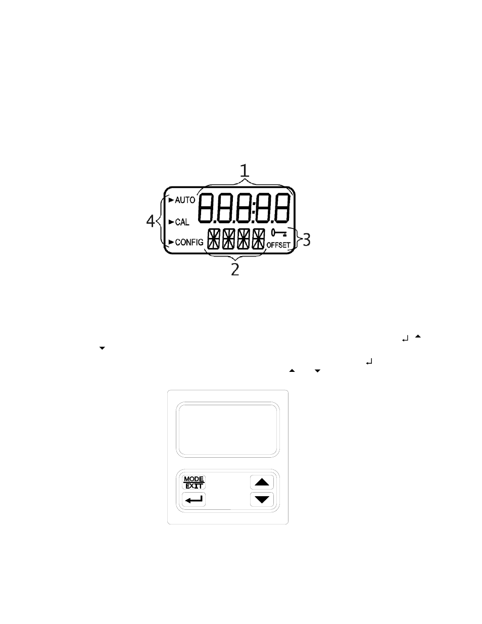 2 the display, 3 the touch pad, 4 vapor purge | HF scientific AccUView UV %Transmission Monitor User Manual | Page 8 / 39