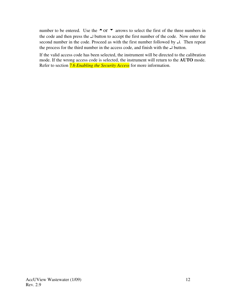 HF scientific AccUView Wastewater UV %Transmission Monitor User Manual | Page 18 / 39