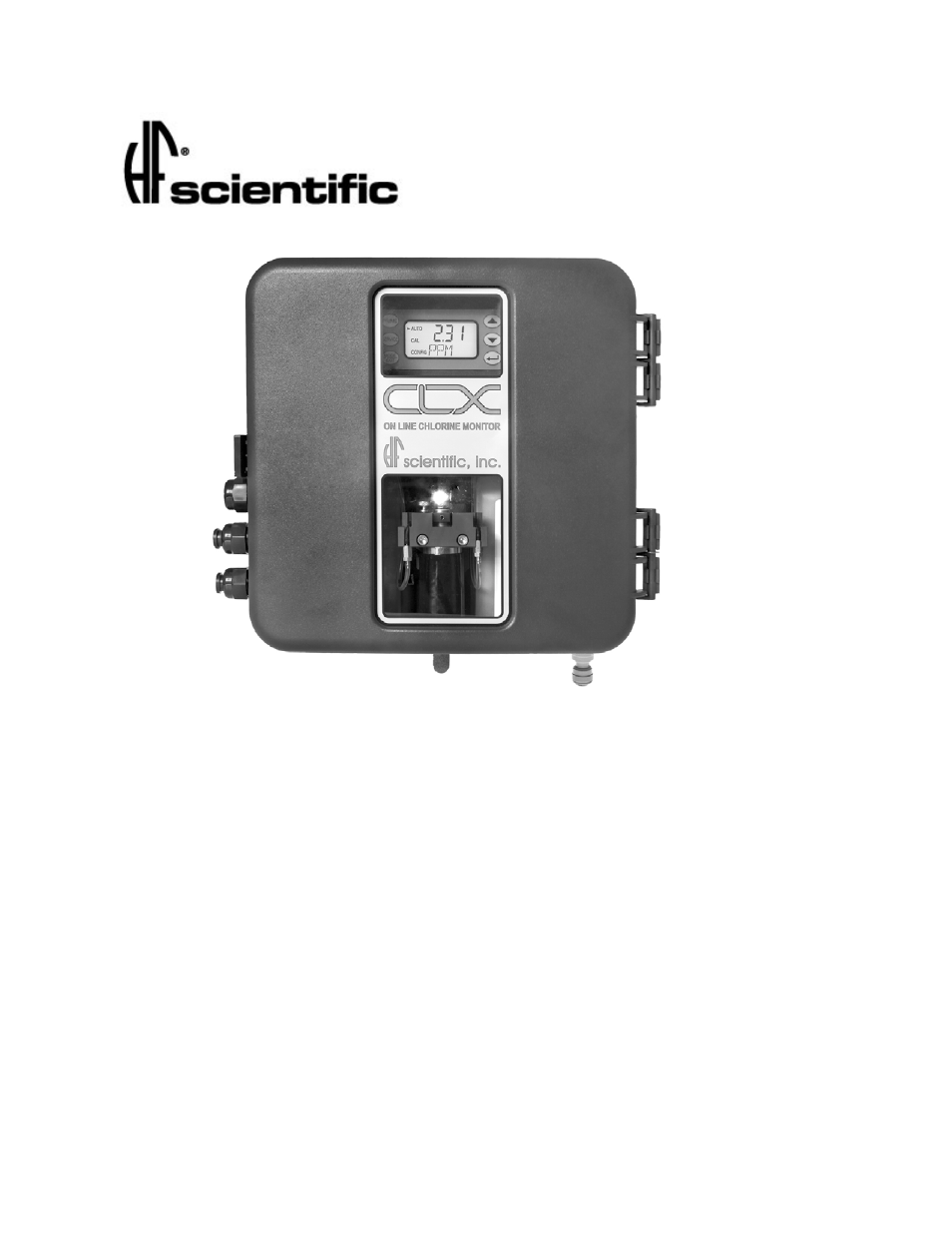 HF scientific CLX Online Residual Chlorine Monitor User Manual | 39 pages