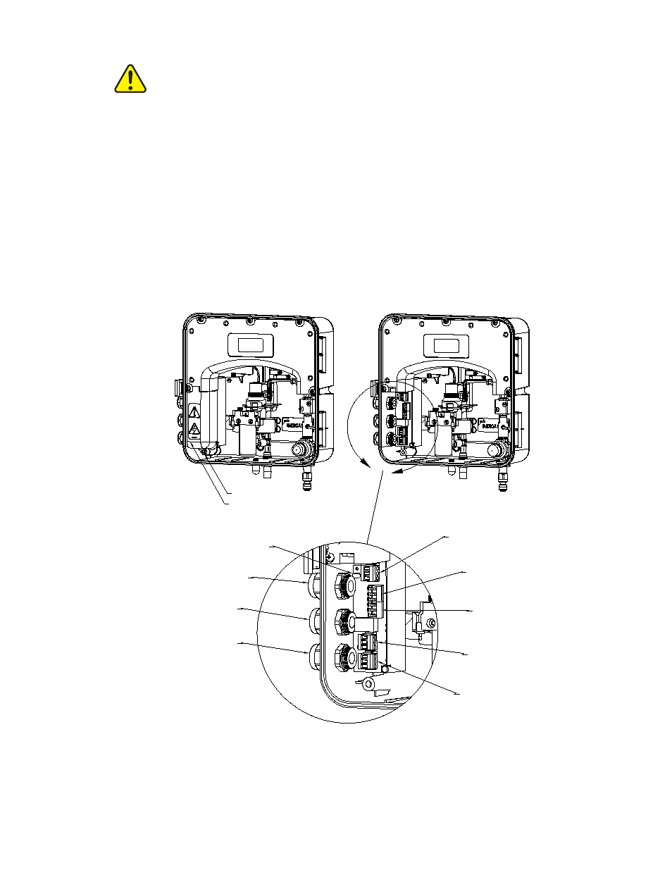 3 electrical connections | HF scientific CLX Online Residual Chlorine Monitor User Manual | Page 13 / 39