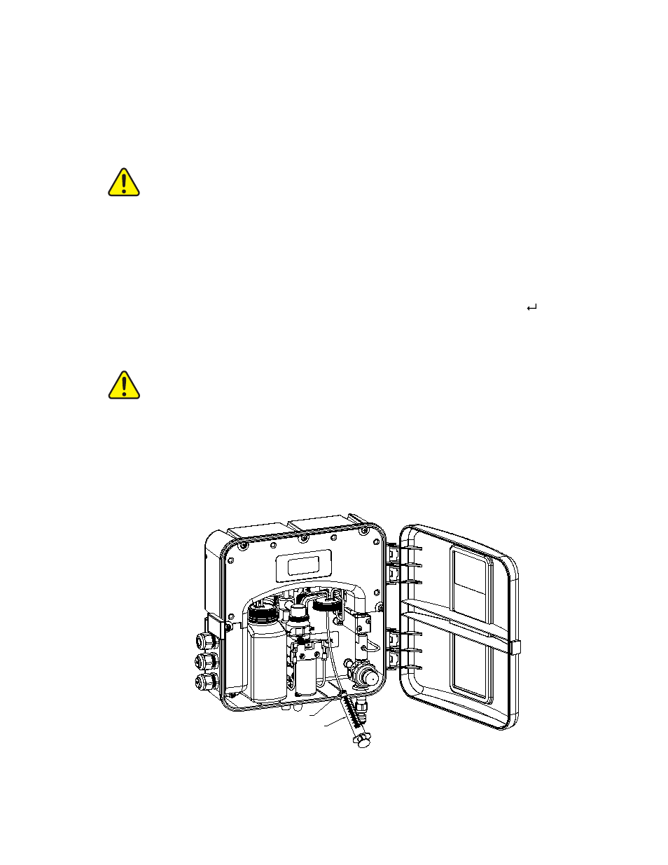 3 check valve flushing kit | HF scientific CLX Online Residual Chlorine Monitor User Manual | Page 36 / 39