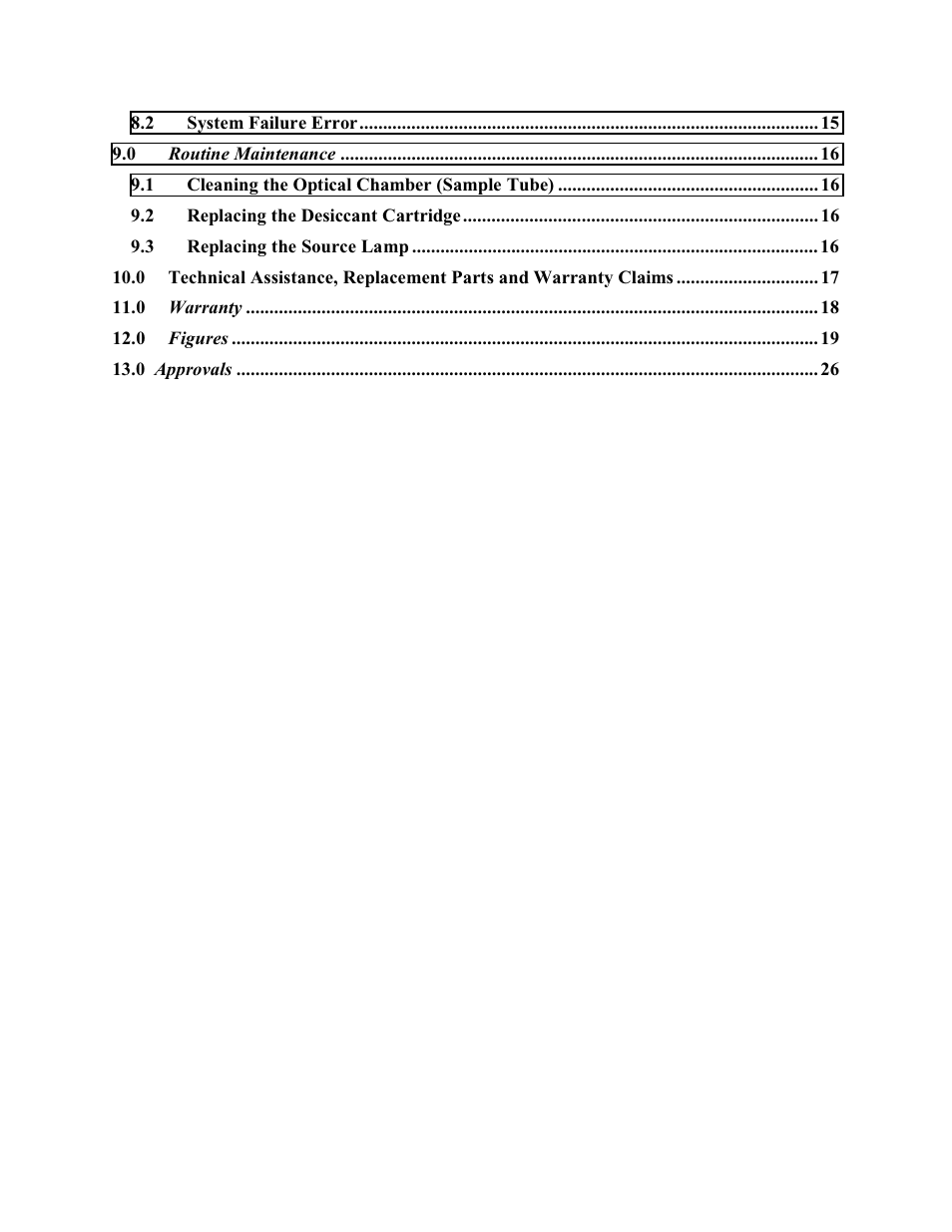 HF scientific Oil Content Monitor User Manual | Page 6 / 37