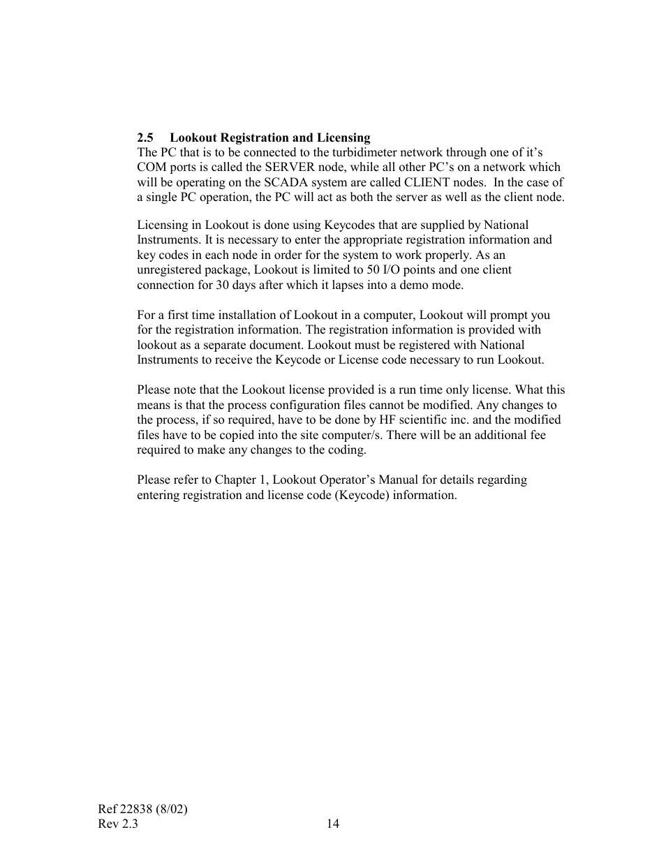 HF scientific Online Data Acquisition System User Manual | Page 16 / 31