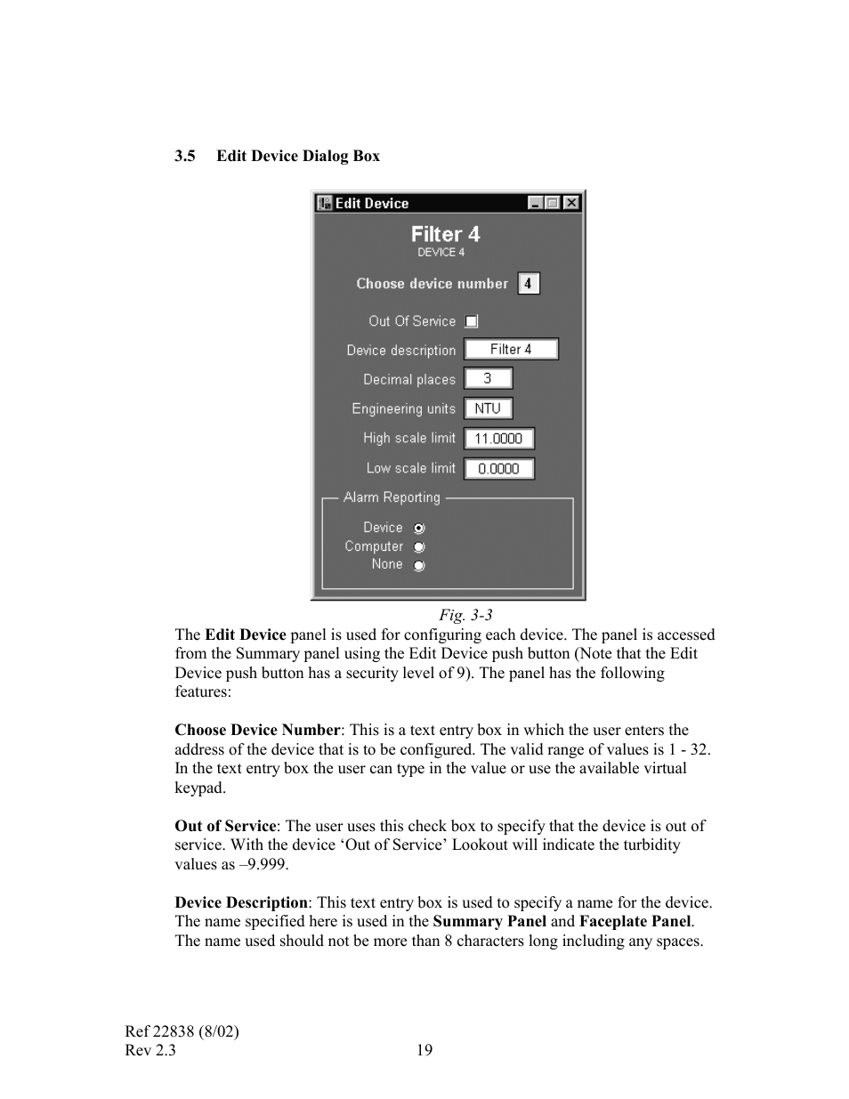 HF scientific Online Data Acquisition System User Manual | Page 21 / 31