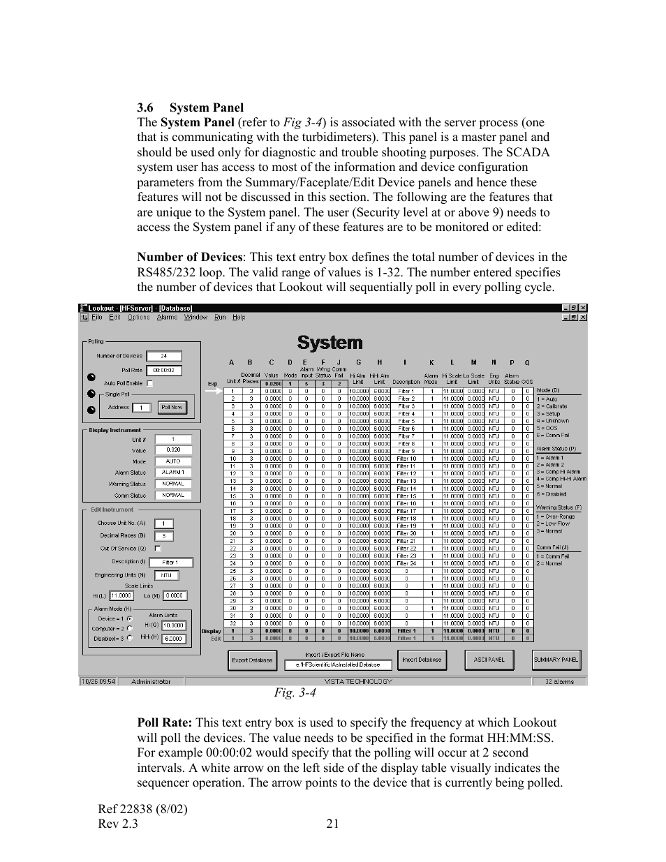 HF scientific Online Data Acquisition System User Manual | Page 23 / 31