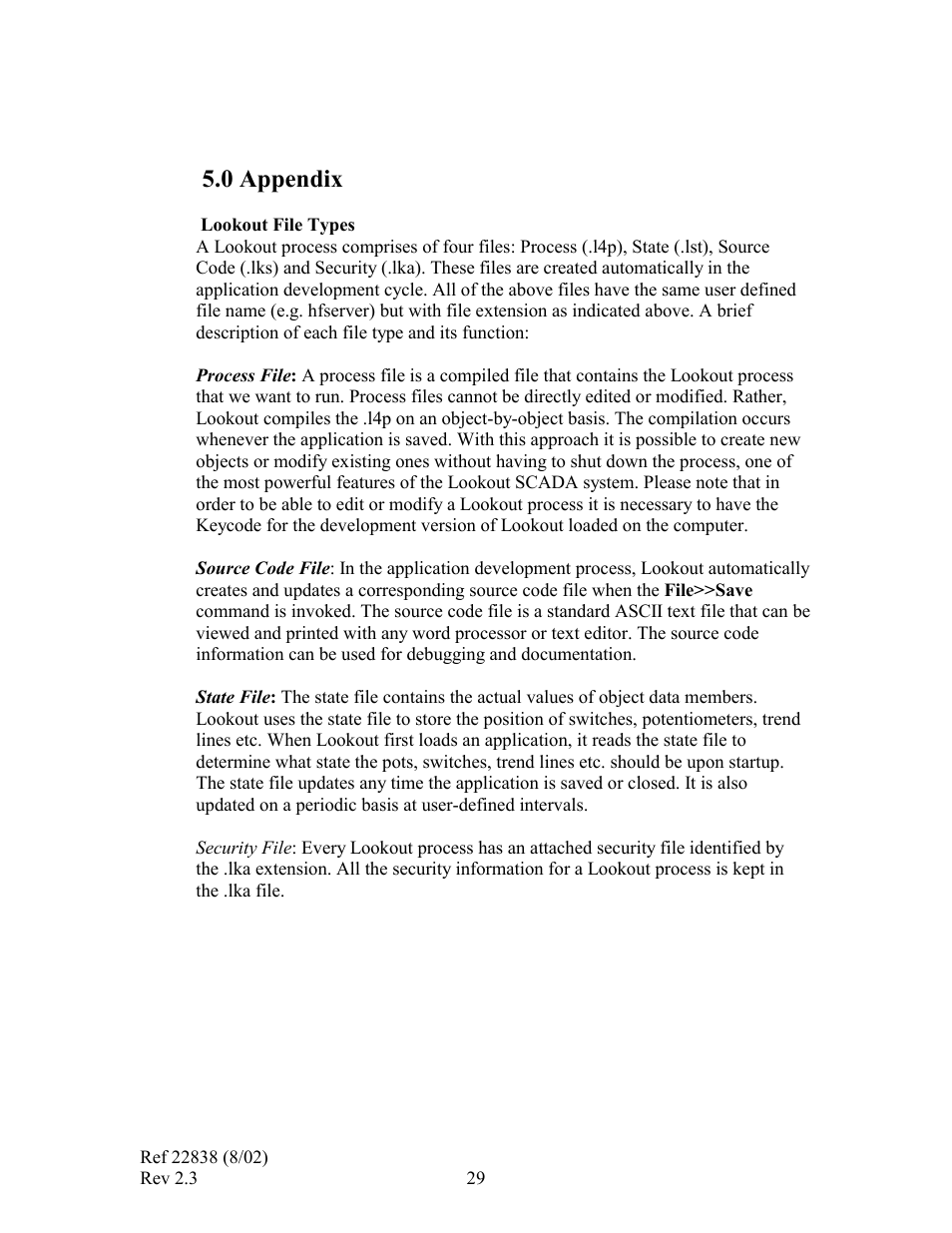 0 appendix | HF scientific Online Data Acquisition System User Manual | Page 31 / 31
