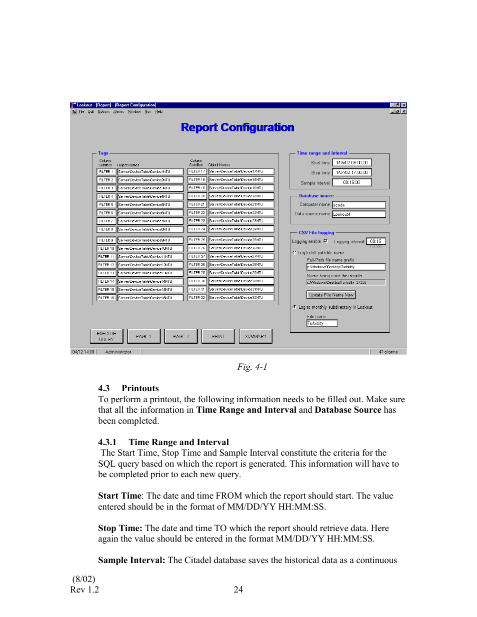 HF scientific Online SCADA System User Manual | Page 26 / 31