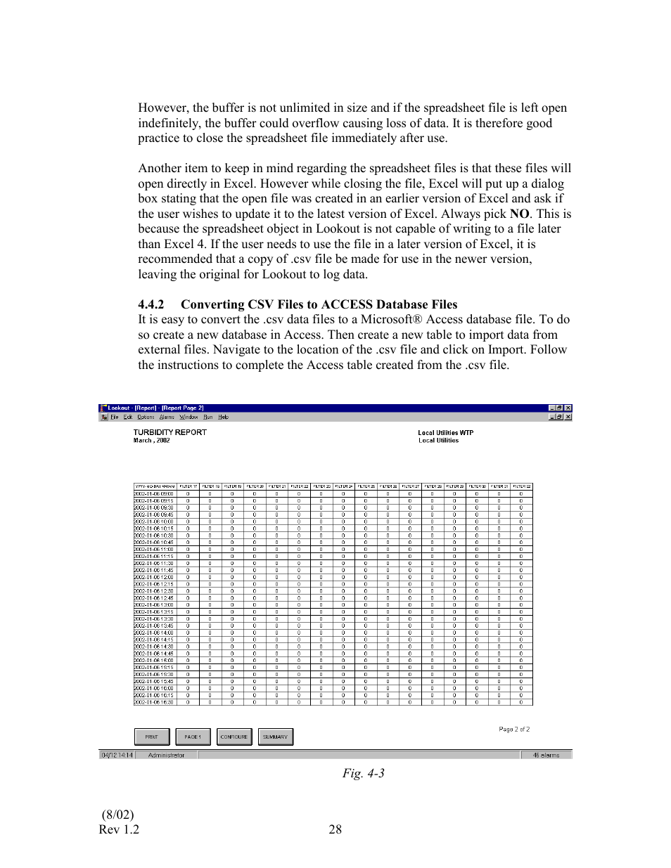 Fig. 4-3 | HF scientific Online SCADA System User Manual | Page 30 / 31