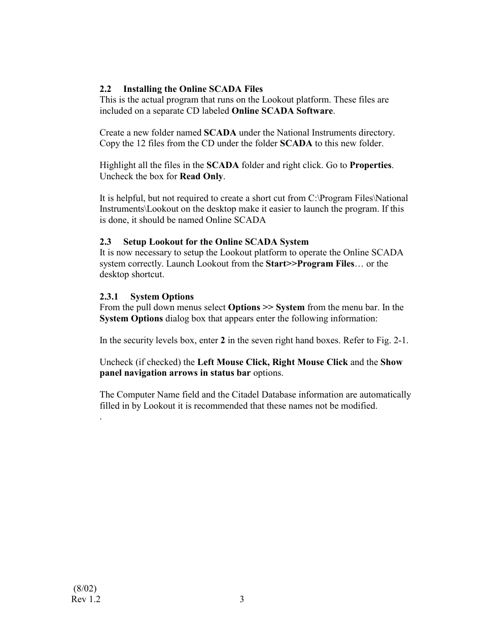 HF scientific Online SCADA System User Manual | Page 5 / 31