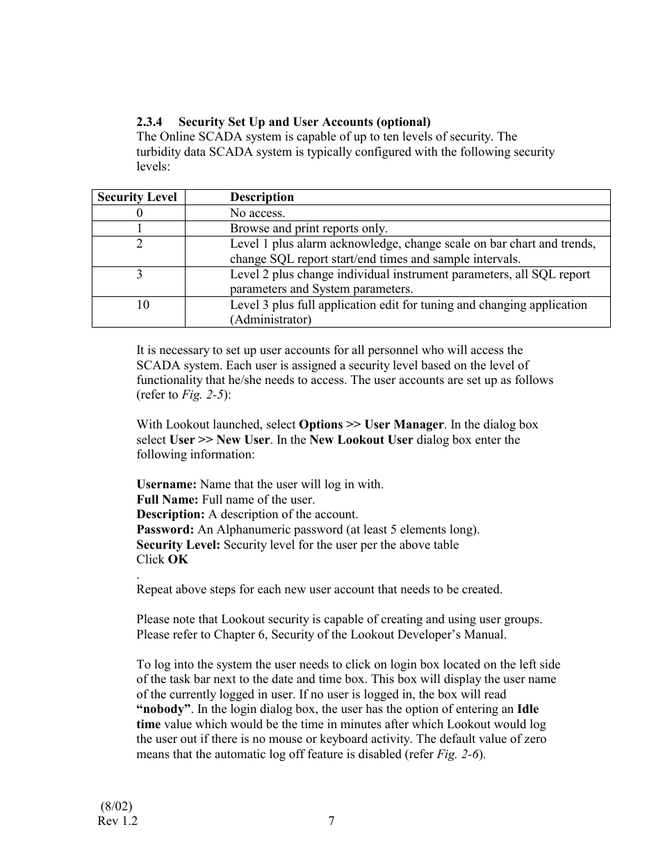 HF scientific Online SCADA System User Manual | Page 9 / 31