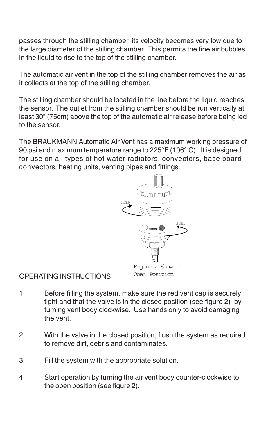 HF scientific Stilling Chamber User Manual | Page 3 / 5