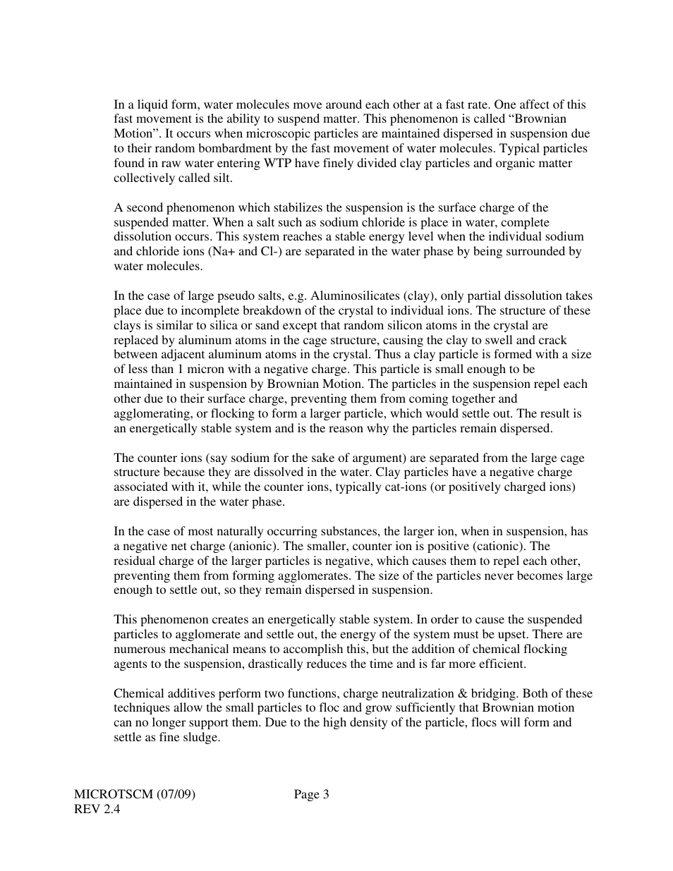 0 theory of operation | HF scientific MicroTSCM Streaming Current Monitor User Manual | Page 7 / 30