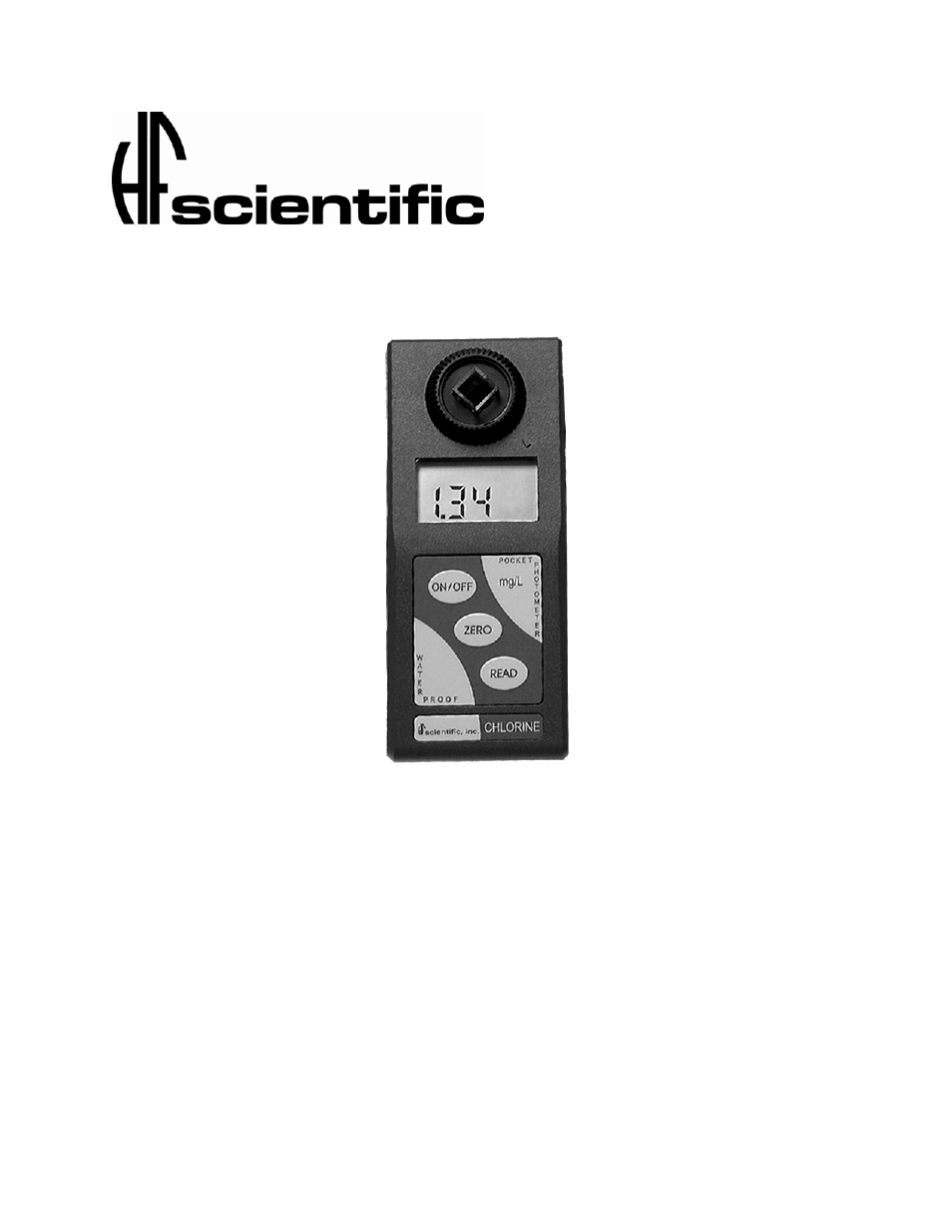 HF scientific Chlorine Pocket Photometer Field Portable User Manual | 15 pages