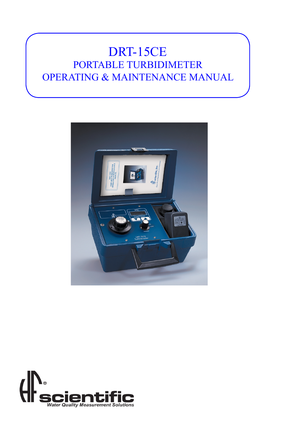 HF scientific DRT-15CE Portable Turbidimeter User Manual | 24 pages