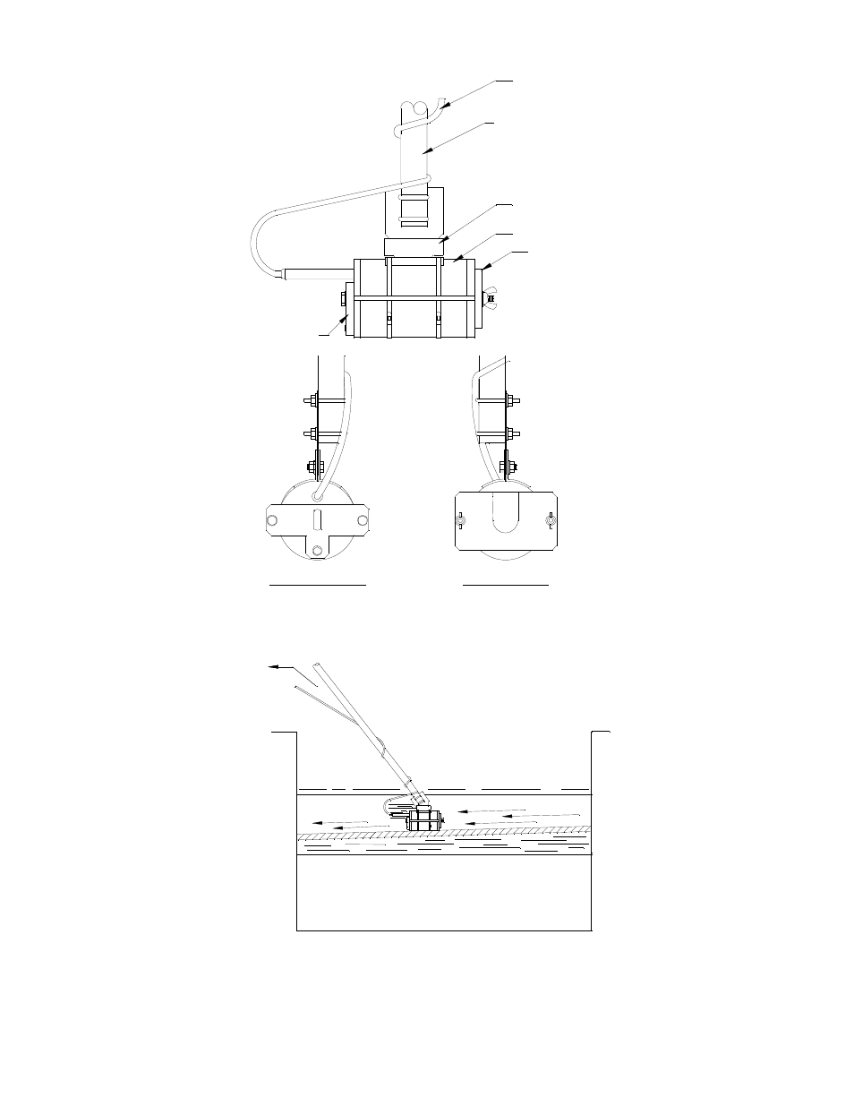 Figure 22 backwash extension handle mounting | HF scientific Micro200BW Turbidimeter - 0 -1000 NTU User Manual | Page 54 / 59