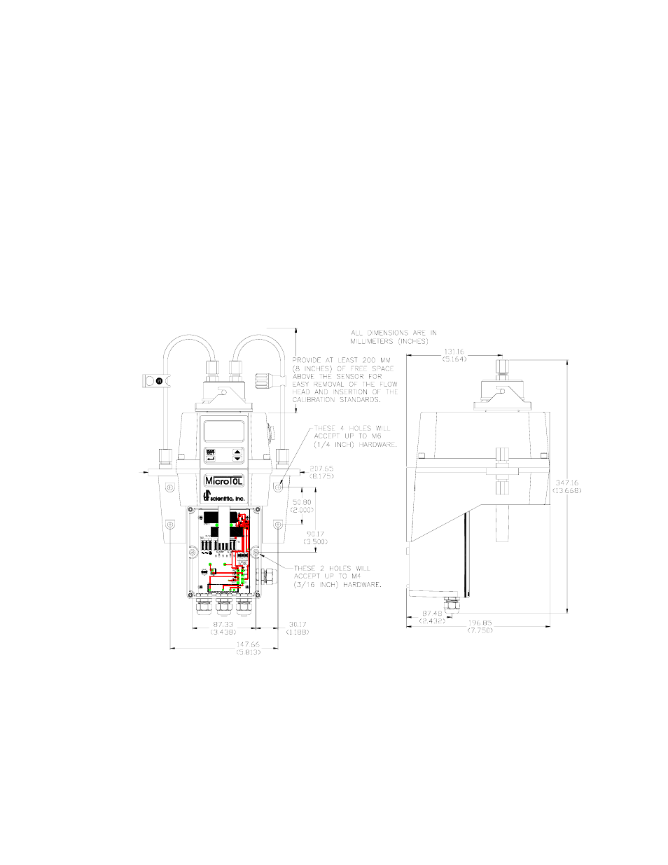 HF scientific MicroTOL Online Turbidimeter old series- 0-1000 NTU User Manual | Page 12 / 36