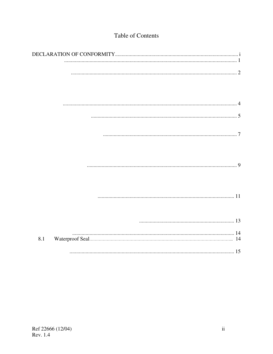 HF scientific MicroTPI Field Portable Turbidimeter (Old) User Manual | Page 4 / 19