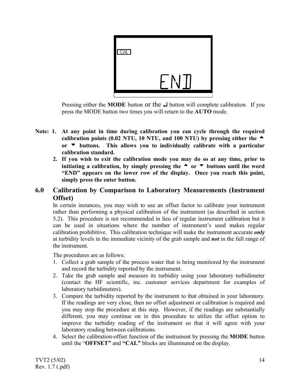 HF scientific 19944 Triple Validation Turbidimeter - 0-100 NTU User Manual | Page 19 / 35