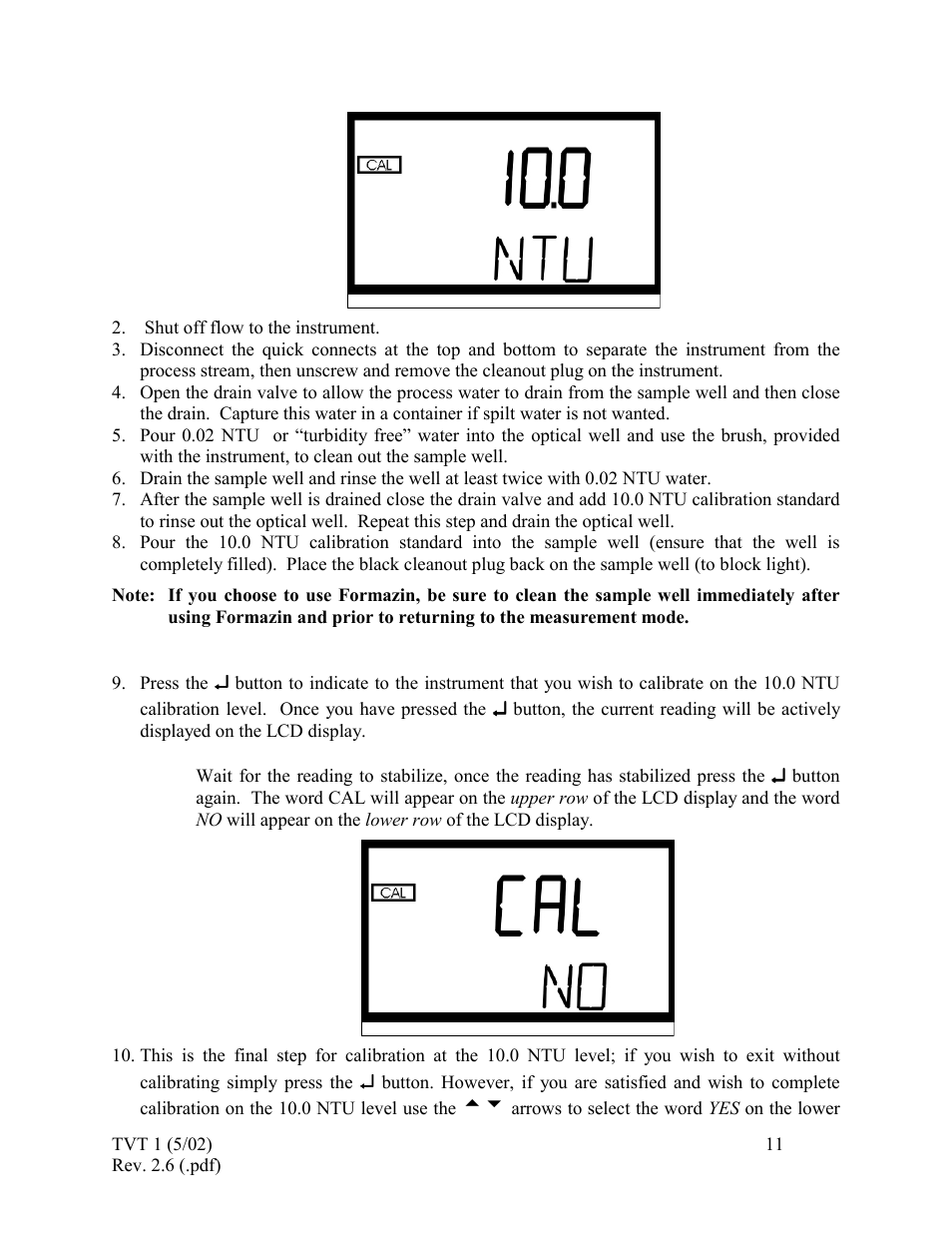 HF scientific 19998 Triple Validation Turbidimeter - 0-100 NTU User Manual | Page 17 / 33
