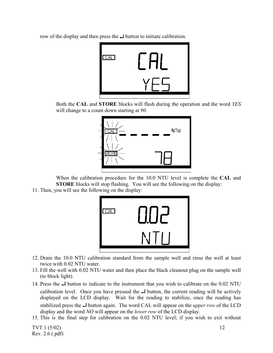 HF scientific 19998 Triple Validation Turbidimeter - 0-100 NTU User Manual | Page 18 / 33