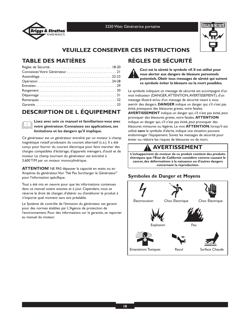 Briggs & Stratton 1653 User Manual | Page 18 / 48
