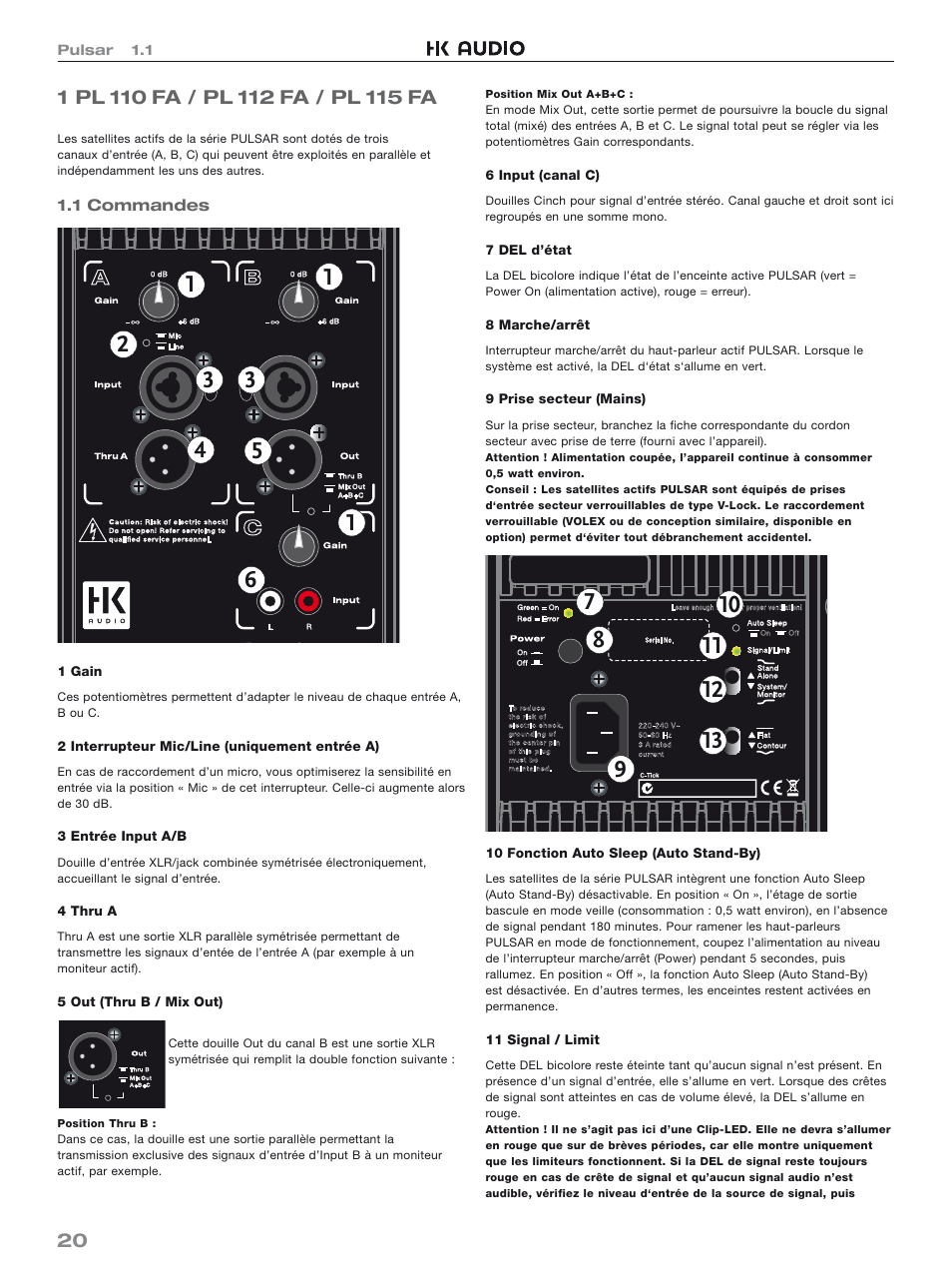 HK Audio PL 118 Sub A User Manual | Page 20 / 48