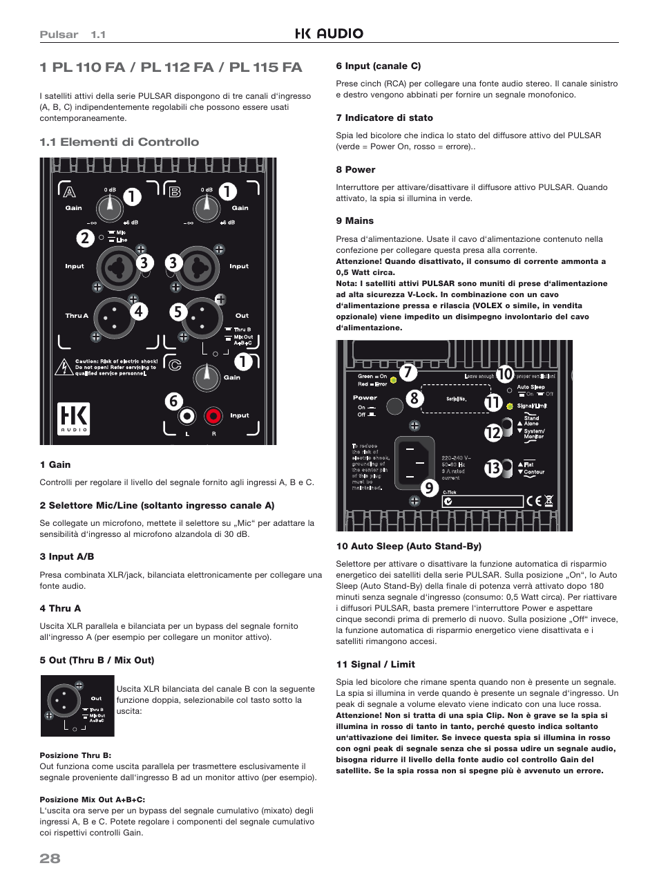 HK Audio PL 118 Sub A User Manual | Page 28 / 48